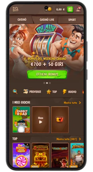 Pagina partner per il download Rabbit Road